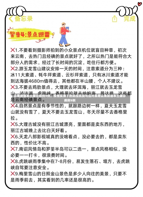 云南新增本土确诊病例9例，疫情反弹下的防控挑战与应对策略云南新增本土确诊病例9例-第2张图片