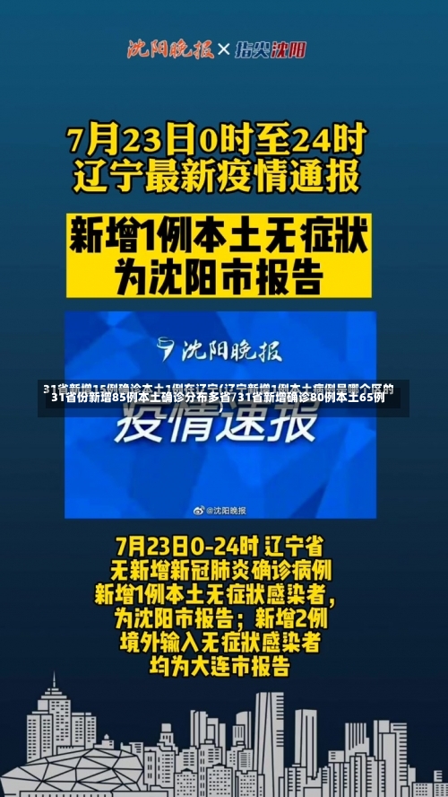 31省份新增85例本土确诊分布多省/31省新增确诊80例本土65例-第3张图片