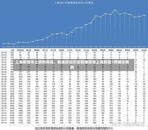 上海新增本土病例再现，精准防控织密健康防线上海新增1例确诊病例-第3张图片