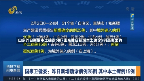 山东昨日新增本土确诊5例/山东昨日新增本土确诊5例是哪里的-第2张图片