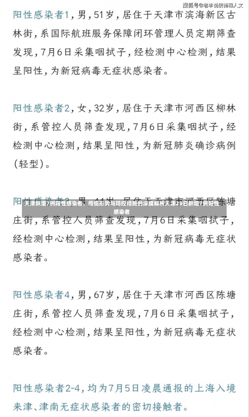 天津新增7例阳性感染者，疫情形势与防控措施的深度解析天津29日新增7例阳性感染者-第1张图片