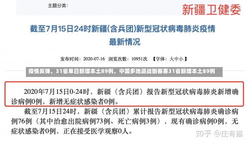 疫情反弹，31省单日新增本土89例	，中国多地迎战倒春寒31省新增本土89例-第1张图片