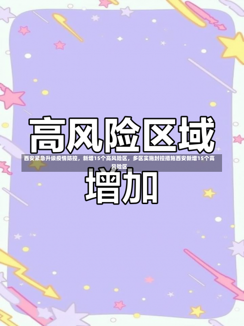 西安紧急升级疫情防控，新增15个高风险区，多区实施封控措施西安新增15个高风险区-第1张图片