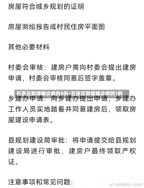 石家庄新增确诊病例5例/石家庄新增确诊病例1例-第3张图片