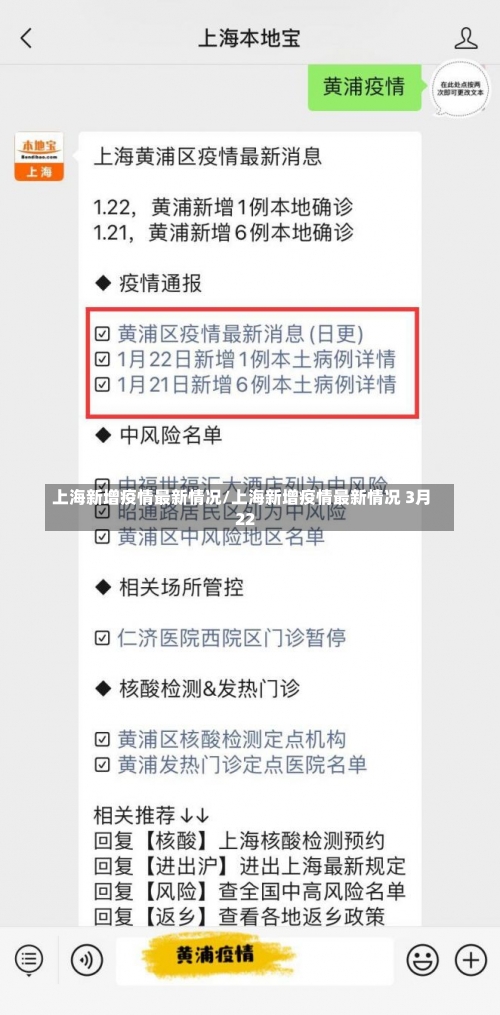 上海新增疫情最新情况/上海新增疫情最新情况 3月22-第1张图片