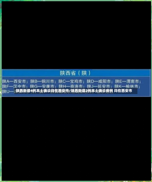 陕西新增4例本土确诊均在西安市/陕西新增2例本土确诊病例 均在西安市-第1张图片