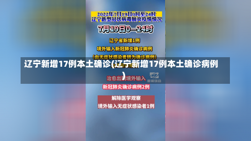 辽宁新增17例本土确诊(辽宁新增17例本土确诊病例)-第2张图片