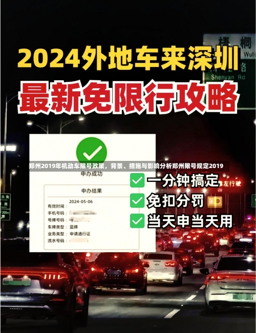 郑州2019年机动车限号政策，背景、措施与影响分析郑州限号规定2019-第2张图片