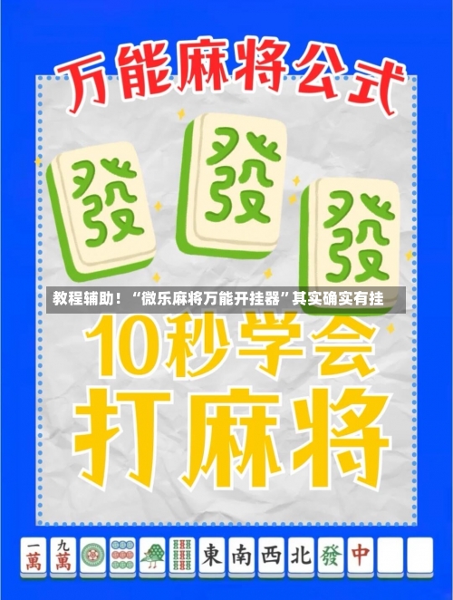 教程辅助！“微乐麻将万能开挂器”其实确实有挂-第3张图片