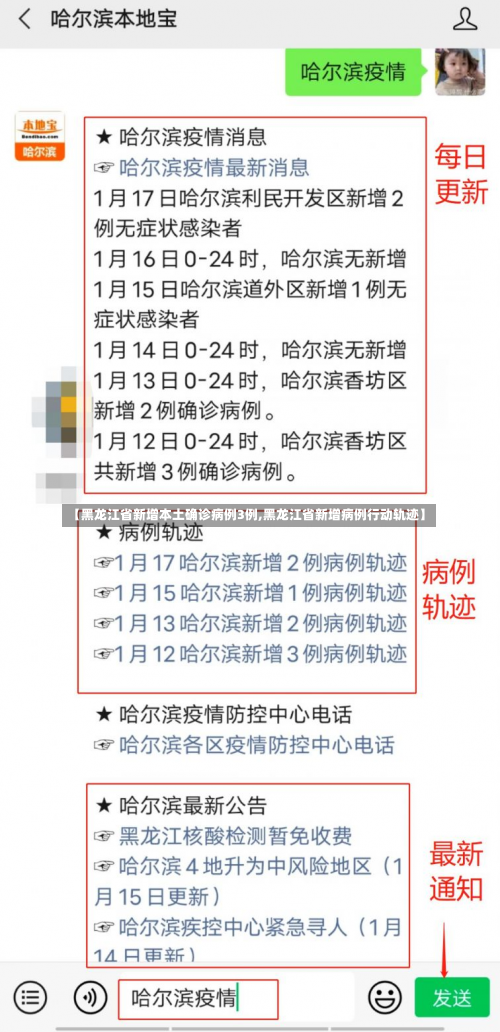 【黑龙江省新增本土确诊病例3例,黑龙江省新增病例行动轨迹】-第3张图片