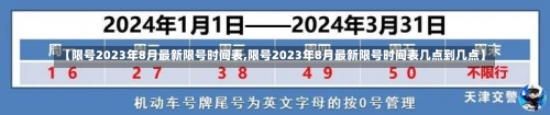 【限号2023年8月最新限号时间表,限号2023年8月最新限号时间表几点到几点】-第2张图片