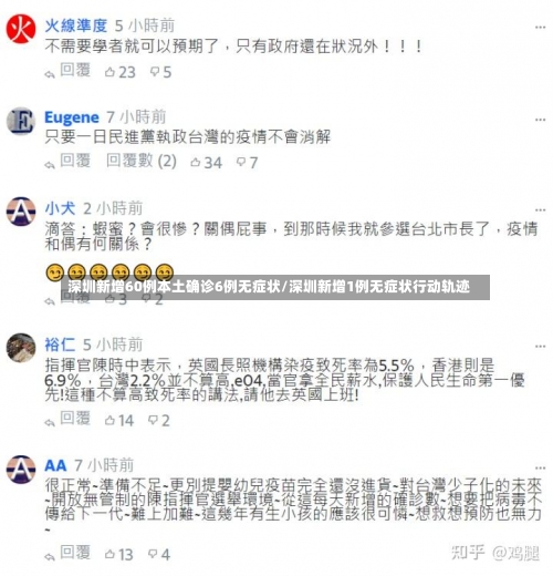 深圳新增60例本土确诊6例无症状/深圳新增1例无症状行动轨迹-第1张图片