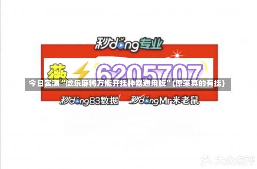 今日实测“微乐麻将万能开挂神器通用版”(原来真的有挂)-第2张图片