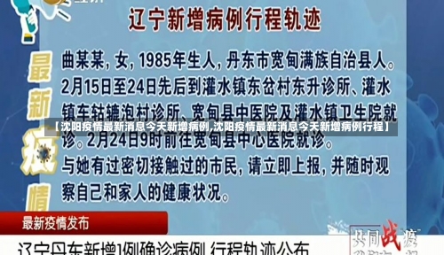 【沈阳疫情最新消息今天新增病例,沈阳疫情最新消息今天新增病例行程】-第1张图片