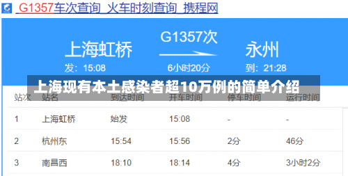 上海现有本土感染者超10万例的简单介绍-第1张图片