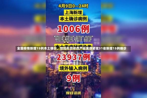 全国疫情新增15例本土确诊	，防控形势依然严峻需绷紧弦31省新增15例确诊-第2张图片