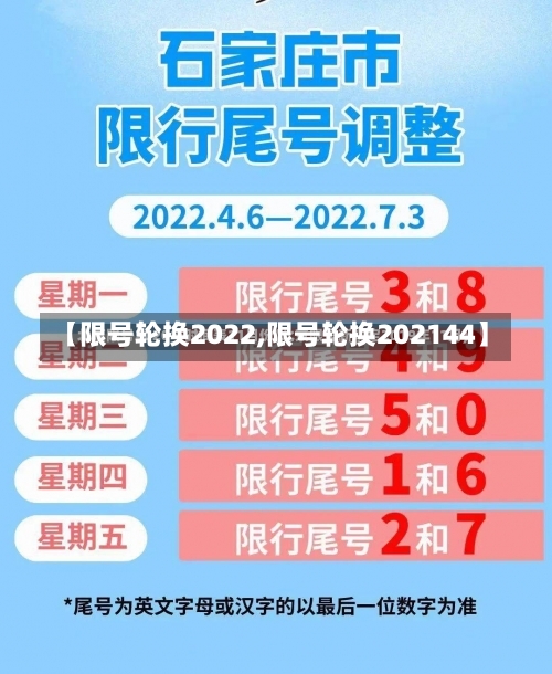 【限号轮换2022,限号轮换202144】-第1张图片