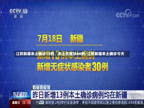 江苏新增本土确诊13例、本土无症状60例/江苏新增本土确诊今天-第1张图片