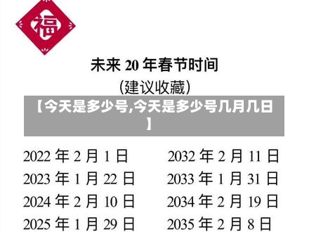 【今天是多少号,今天是多少号几月几日】-第2张图片