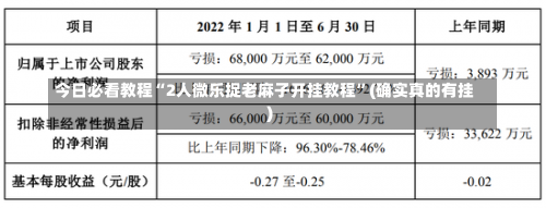 今日必看教程“2人微乐捉老麻子开挂教程	”(确实真的有挂)-第1张图片