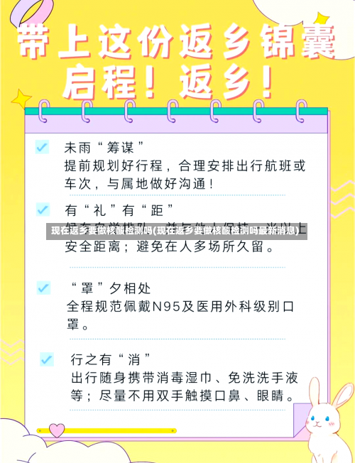 现在返乡要做核酸检测吗(现在返乡要做核酸检测吗最新消息)-第1张图片