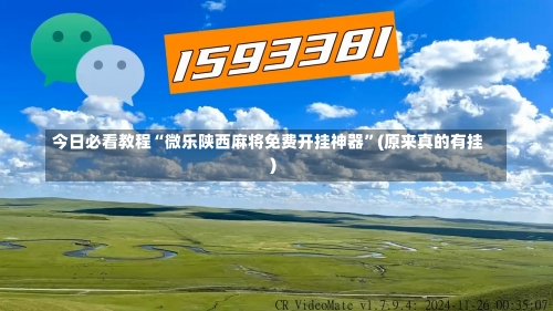 今日必看教程“微乐陕西麻将免费开挂神器	”(原来真的有挂)-第2张图片