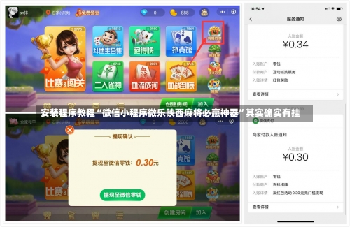 安装程序教程“微信小程序微乐陕西麻将必赢神器”其实确实有挂-第1张图片