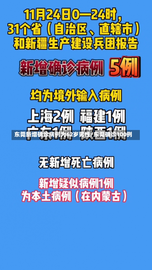 东莞新增确诊病例为62岁男性/东莞确诊100例-第2张图片