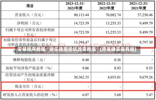 安装程序教程“微乐陕西挖坑改变胜率”(原来确实是有挂)-第3张图片