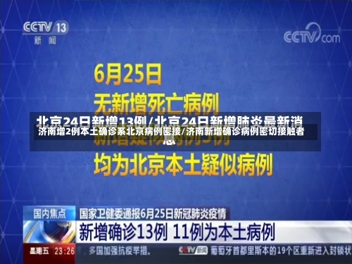 济南增2例本土确诊系北京病例密接/济南新增确诊病例密切接触者-第1张图片