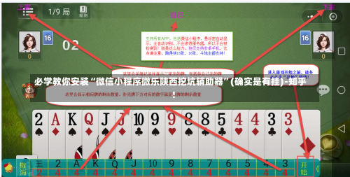 必学教你安装“微信小程序微乐陕西挖坑辅助器”(确实是有挂)-知乎!-第1张图片