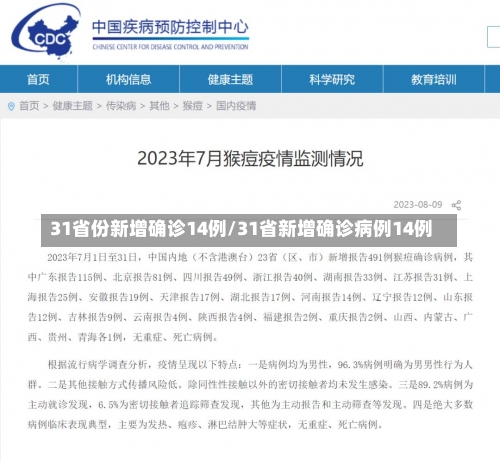 31省份新增确诊14例/31省新增确诊病例14例-第1张图片