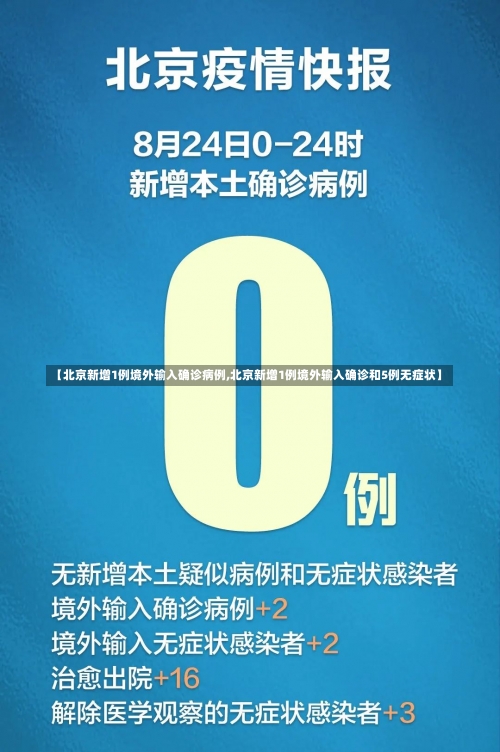 【北京新增1例境外输入确诊病例,北京新增1例境外输入确诊和5例无症状】-第3张图片