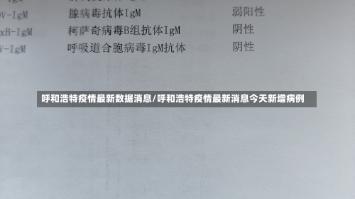 呼和浩特疫情最新数据消息/呼和浩特疫情最新消息今天新增病例-第2张图片