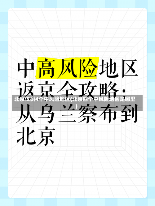 北京仅剩4个中风险地区(北京四个中风险地区是哪里)-第1张图片