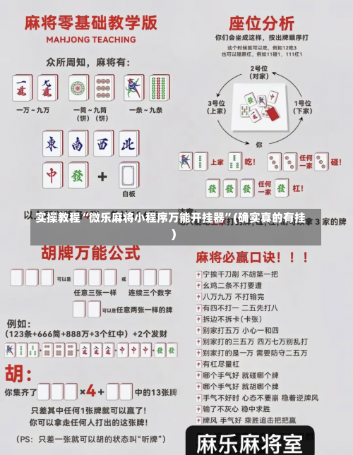 实操教程“微乐麻将小程序万能开挂器”(确实真的有挂)-第2张图片