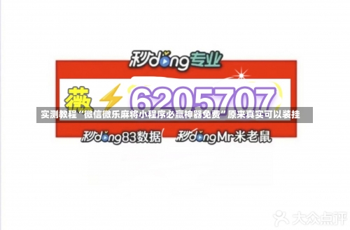 实测教程“微信微乐麻将小程序必赢神器免费	”原来真实可以装挂-第2张图片