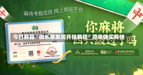 今日教程“微乐亲友房开挂教程	”原来确实有挂-第3张图片