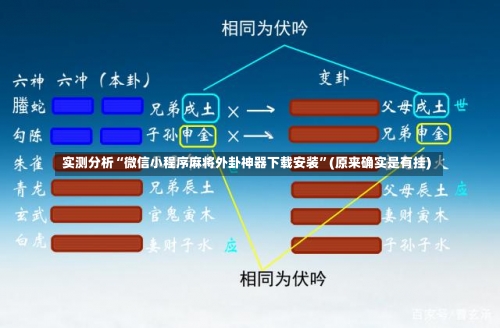 实测分析“微信小程序麻将外卦神器下载安装”(原来确实是有挂)-第1张图片