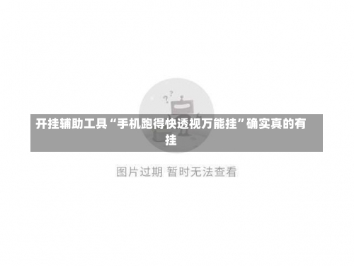 开挂辅助工具“手机跑得快透视万能挂”确实真的有挂-第2张图片