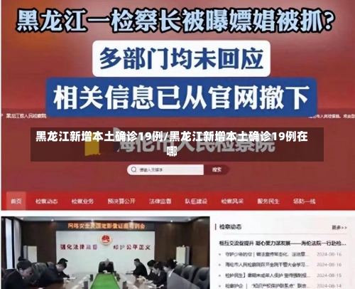 黑龙江新增本土确诊19例/黑龙江新增本土确诊19例在哪-第1张图片