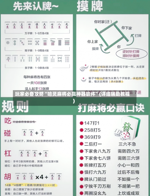 玩家必备攻略“哈灵麻将必赢神器软件”(详细辅助教程)-第1张图片