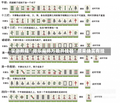 实测教程”微乐麻将万能开挂器	”原来确实有挂-第1张图片