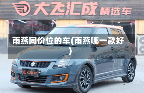 雨燕同价位的车(雨燕哪一款好)-第2张图片