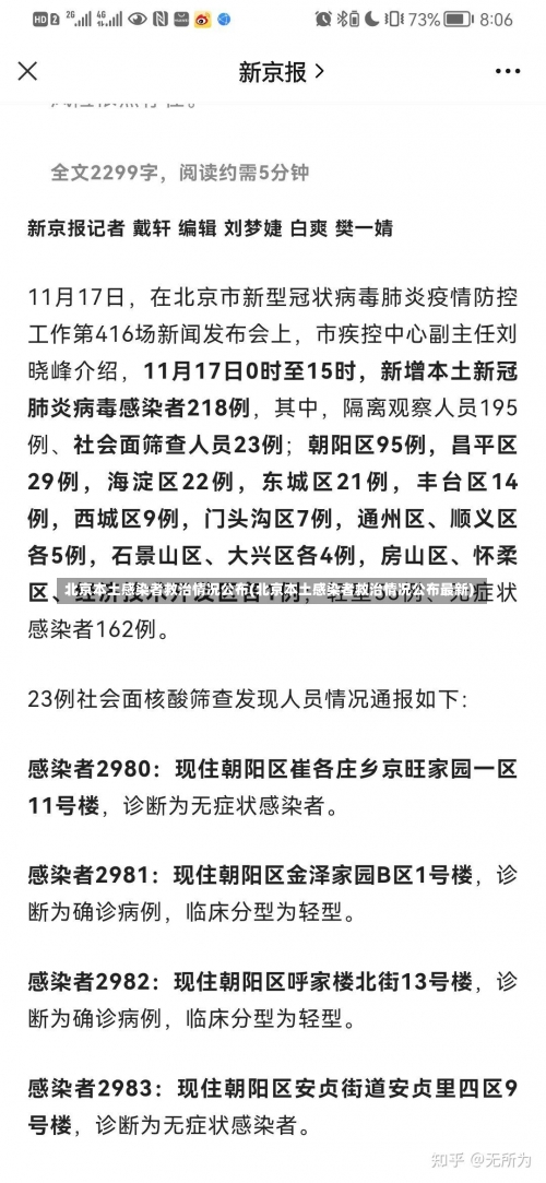 北京本土感染者救治情况公布(北京本土感染者救治情况公布最新)-第2张图片