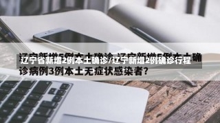 辽宁省新增2例本土确诊/辽宁新增2例确诊行程-第1张图片