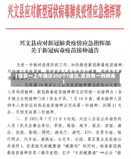 【宜宾一上午确诊250个?谣言,宜宾有一例病毒】-第1张图片