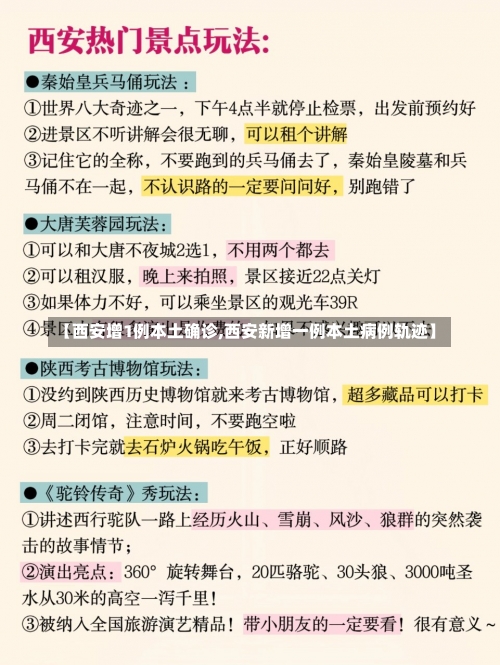 【西安增1例本土确诊,西安新增一例本土病例轨迹】-第1张图片