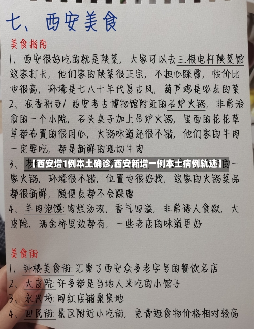【西安增1例本土确诊,西安新增一例本土病例轨迹】-第2张图片