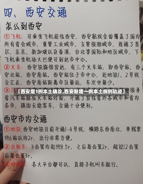 【西安增1例本土确诊,西安新增一例本土病例轨迹】-第3张图片